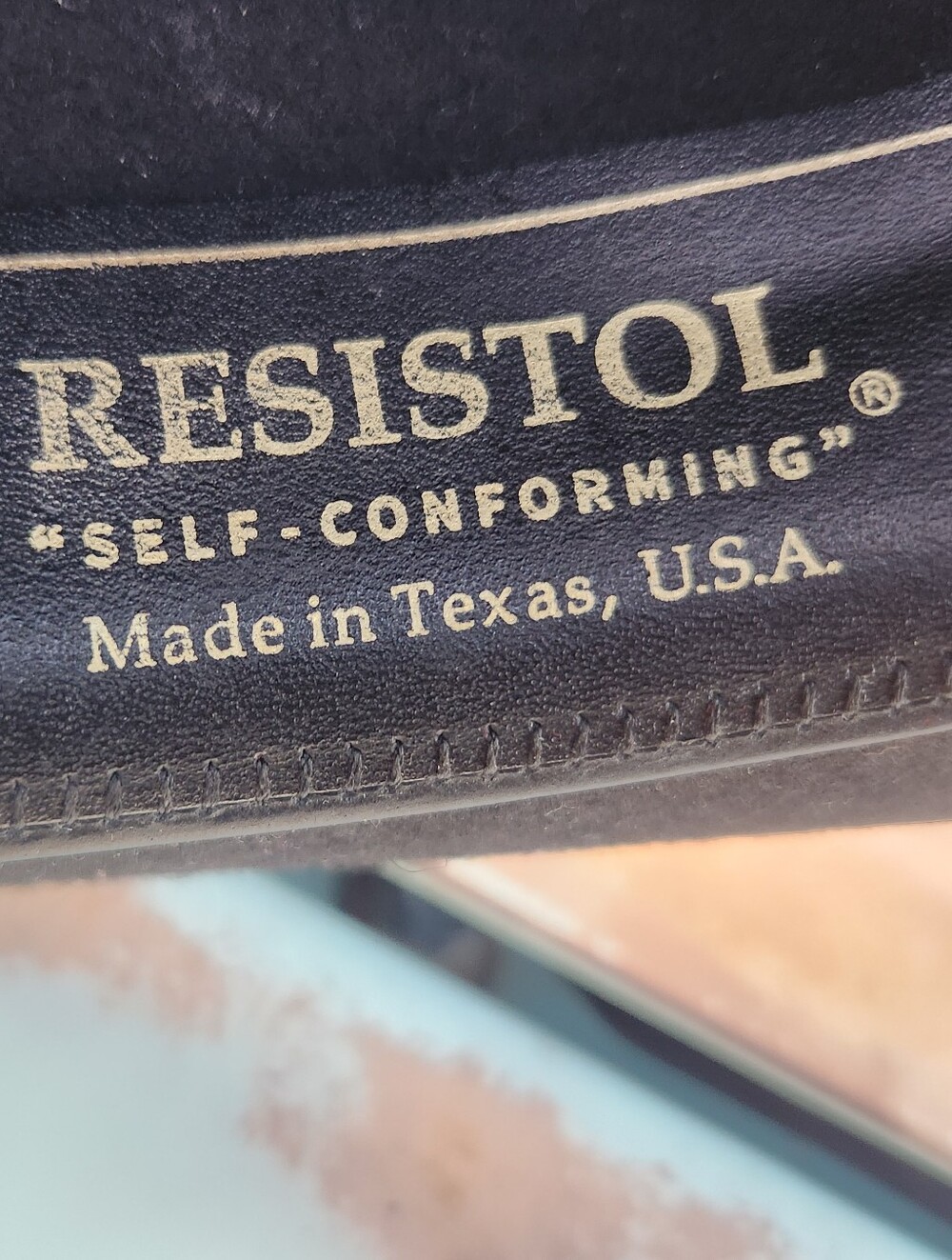 Resistol 3X Wool Black Cowboy Hat 7 5/8 - Picture 4 of 4